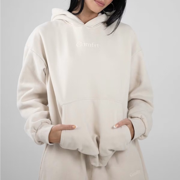 comfrt Tops - Women's Comfrt Cream Hoodie